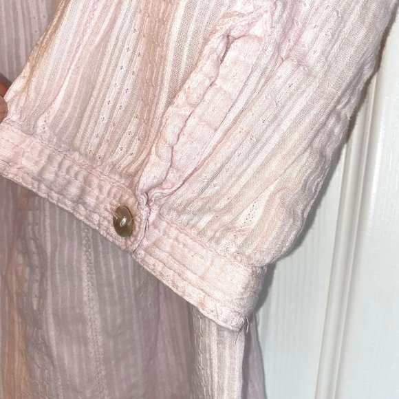 H&M Mama Maternity Top Shirt Blouse Pink Medium - Picture 4 of 4